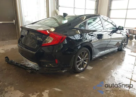 2019 Honda Civic Ex z USA, uszkodzony, nr VIN 19XFC1F36KE010504